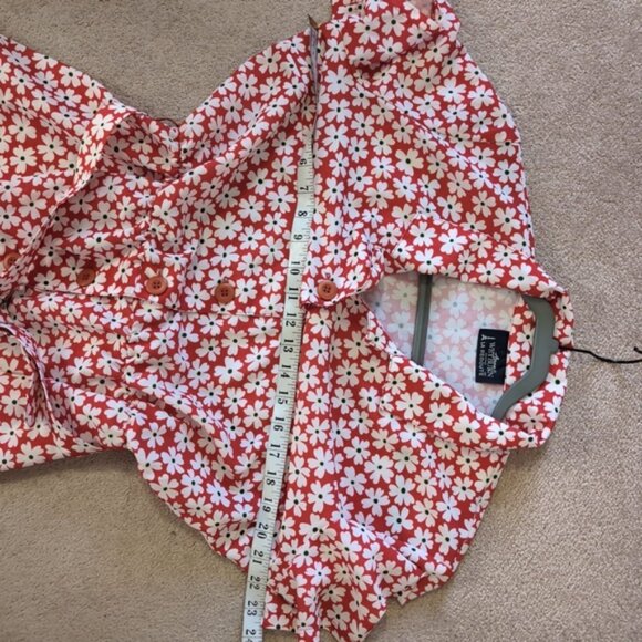 Floral Red Dress - Picture 8 of 9